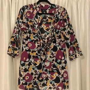 Banana‎ Republic - Retro pattern swim cover- banana republic